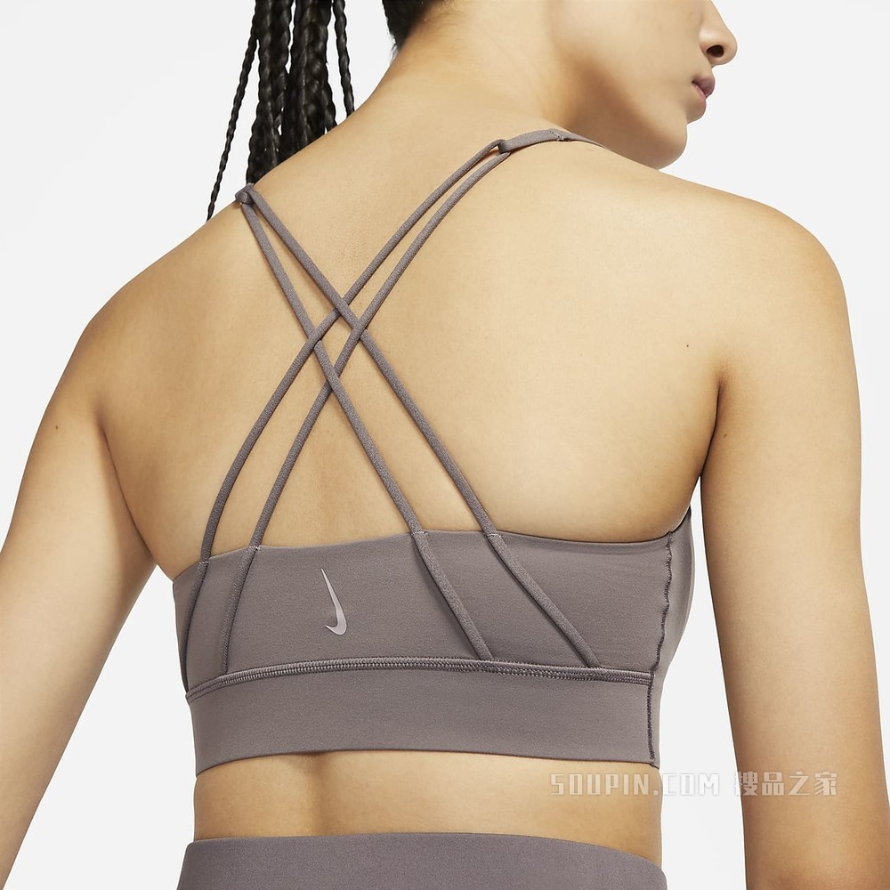 Nike Swoosh Luxe 女子中强度支撑衬垫运动内衣