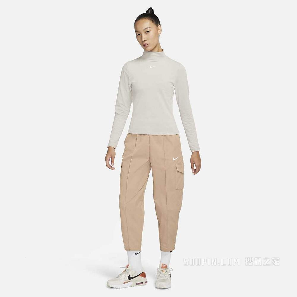 Nike Sportswear Collection Essentials 女子长袖企领上衣