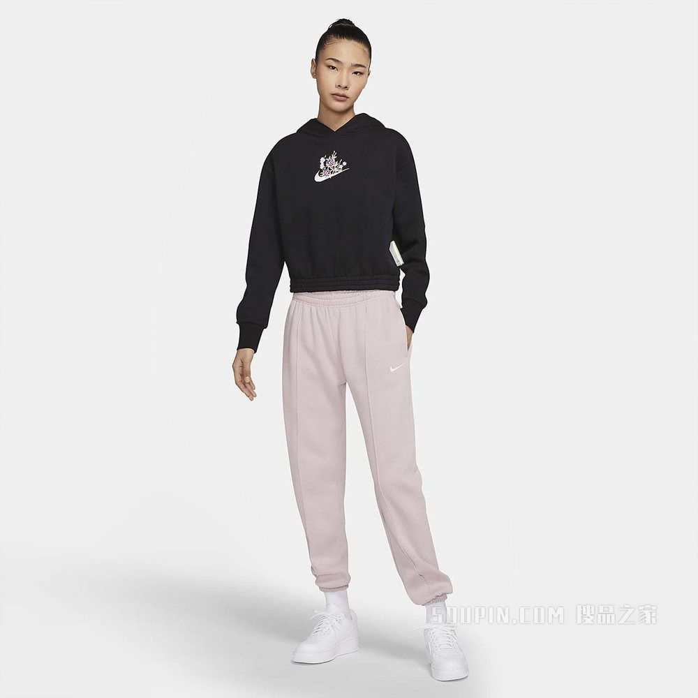 Nike Sportswear 女子起绒套头连帽衫