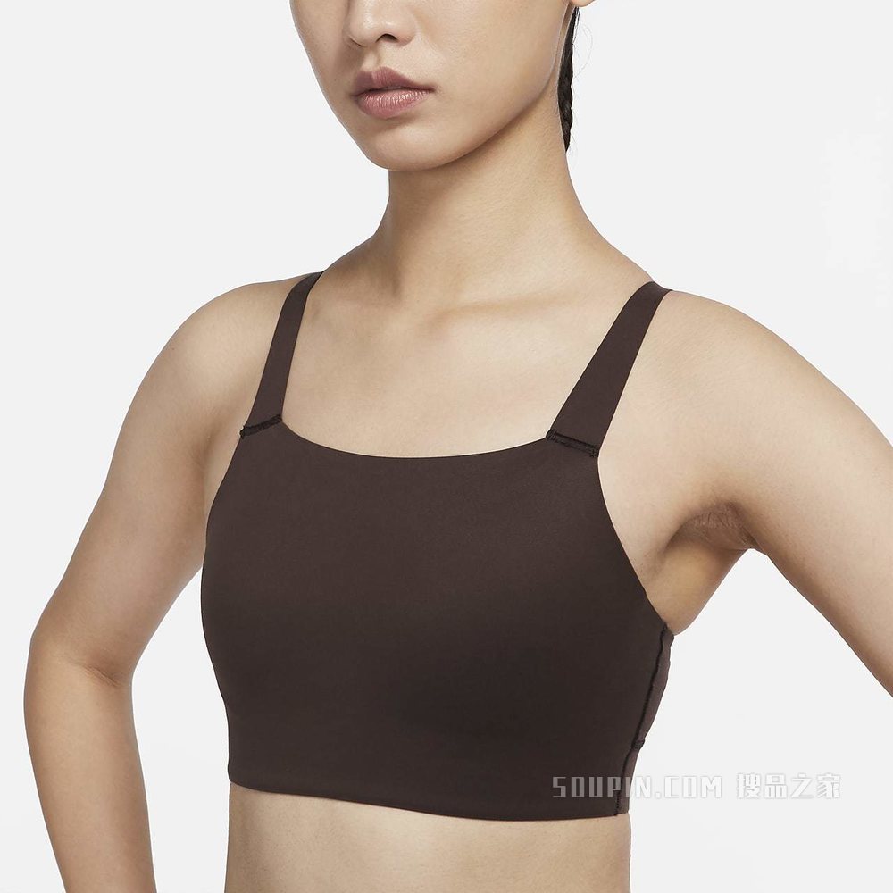 Nike Swoosh Luxe 女子中强度支撑衬垫运动内衣