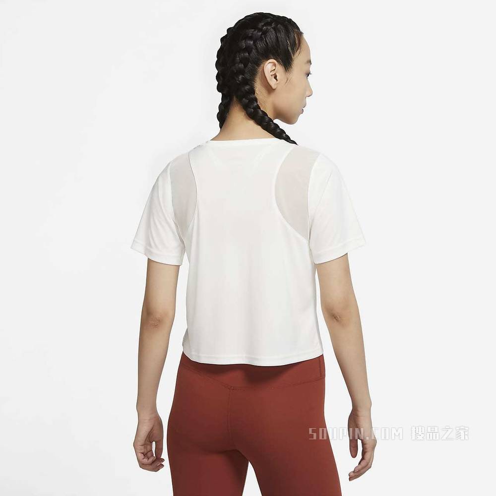 Nike Yoga Dri-FIT Mesh 女子短袖上衣
