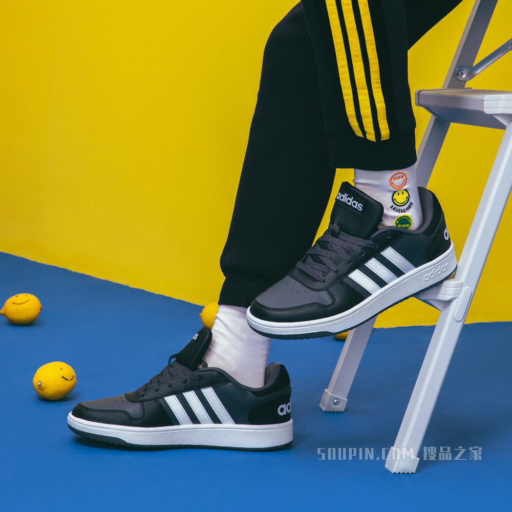 adidas neo HOOPS 2.0 低帮休闲运动鞋