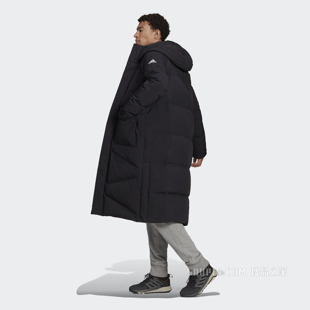 BIG BAFFLE COAT 新款冬季户外运动中长款鸭绒羽绒服