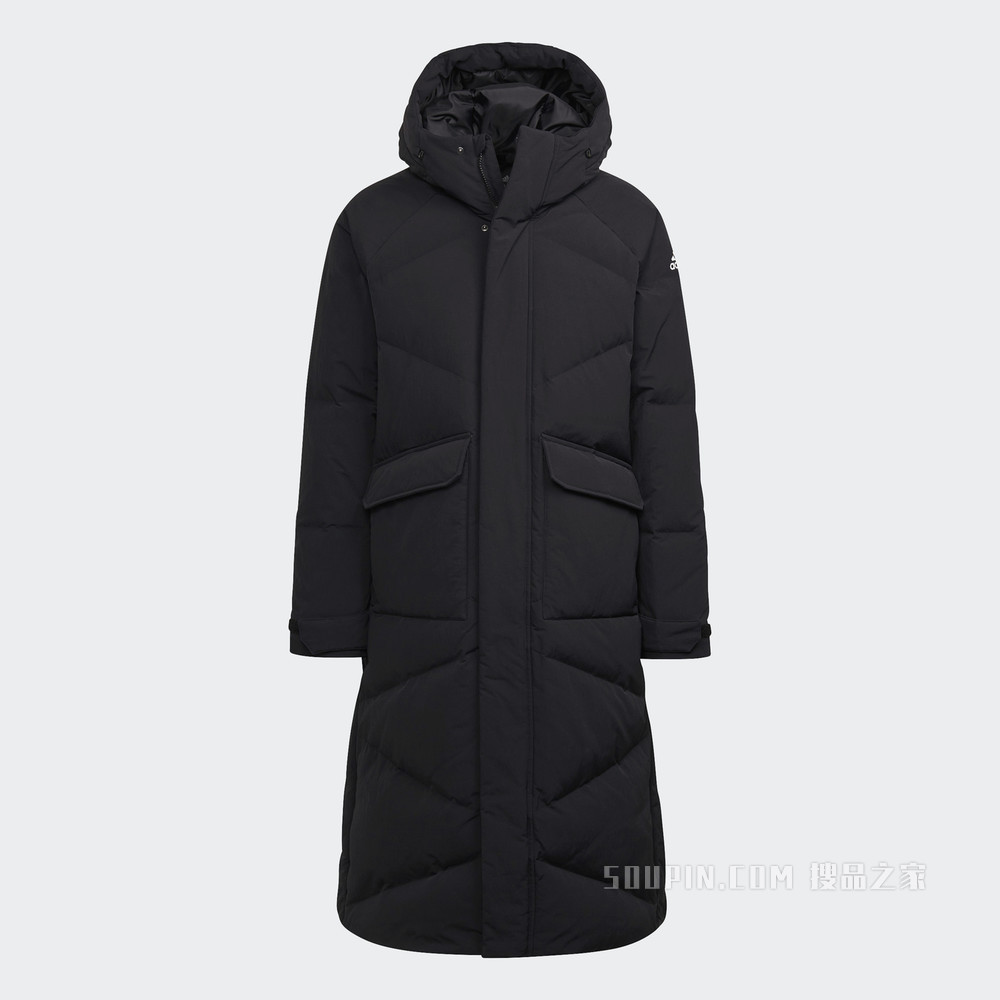 BIG BAFFLE COAT 新款冬季户外运动中长款鸭绒羽绒服