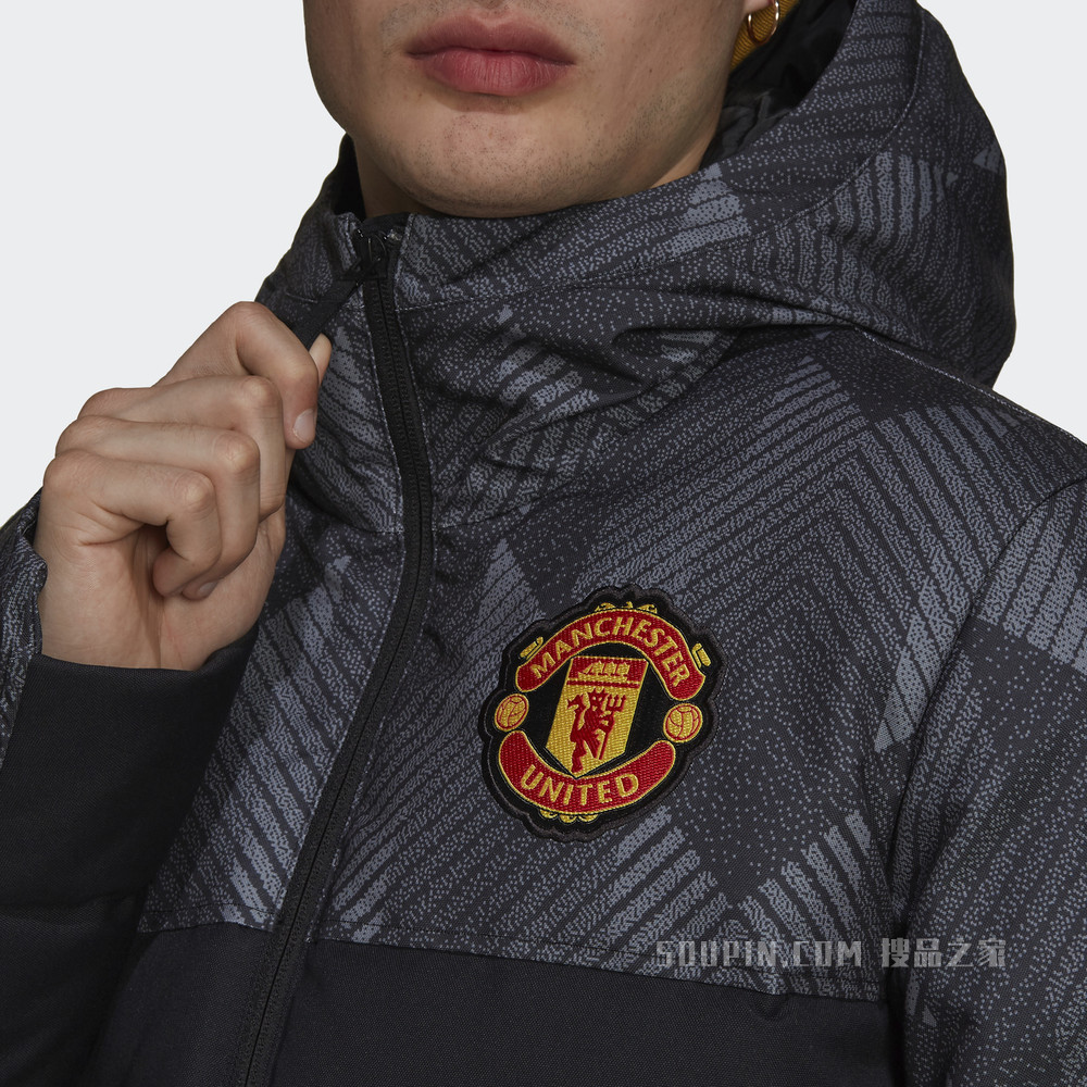 MUFC SSP DW JKT 新款冬季曼联足球运动鸭绒羽绒服