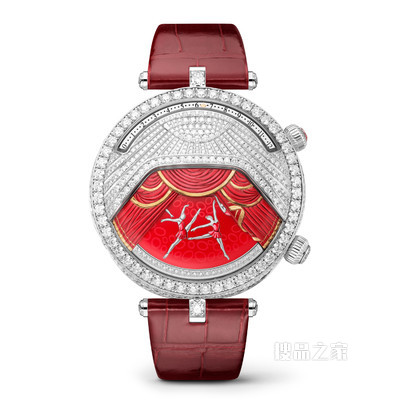 Poetic Complications诗意复杂功能腕表系列，Lady Arpels Ballerine Musicale Rubis腕表