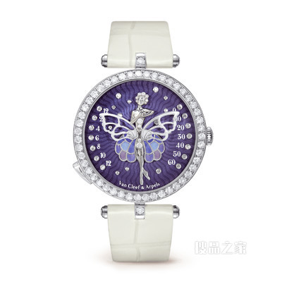 诗意复杂功能腕表系列，Lady Arpels Ballerine Enchantée腕表