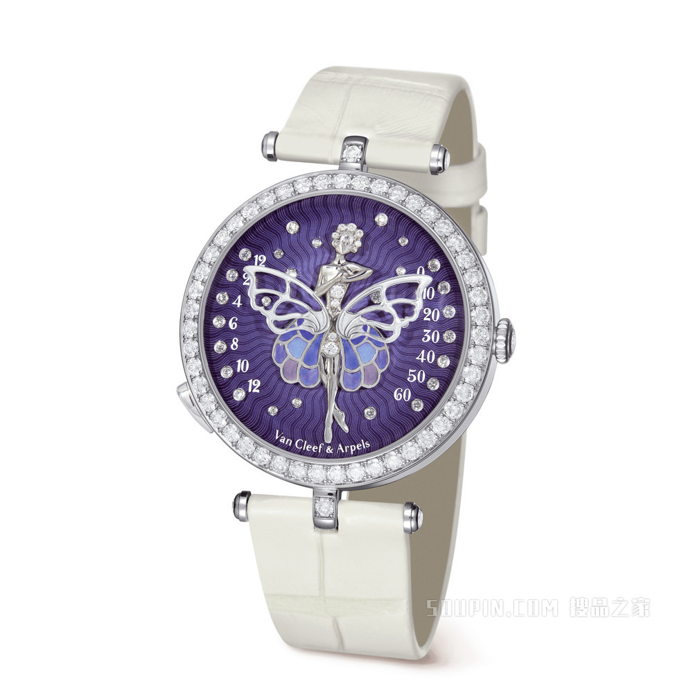 诗意复杂功能腕表系列，Lady Arpels Ballerine Enchantée腕表