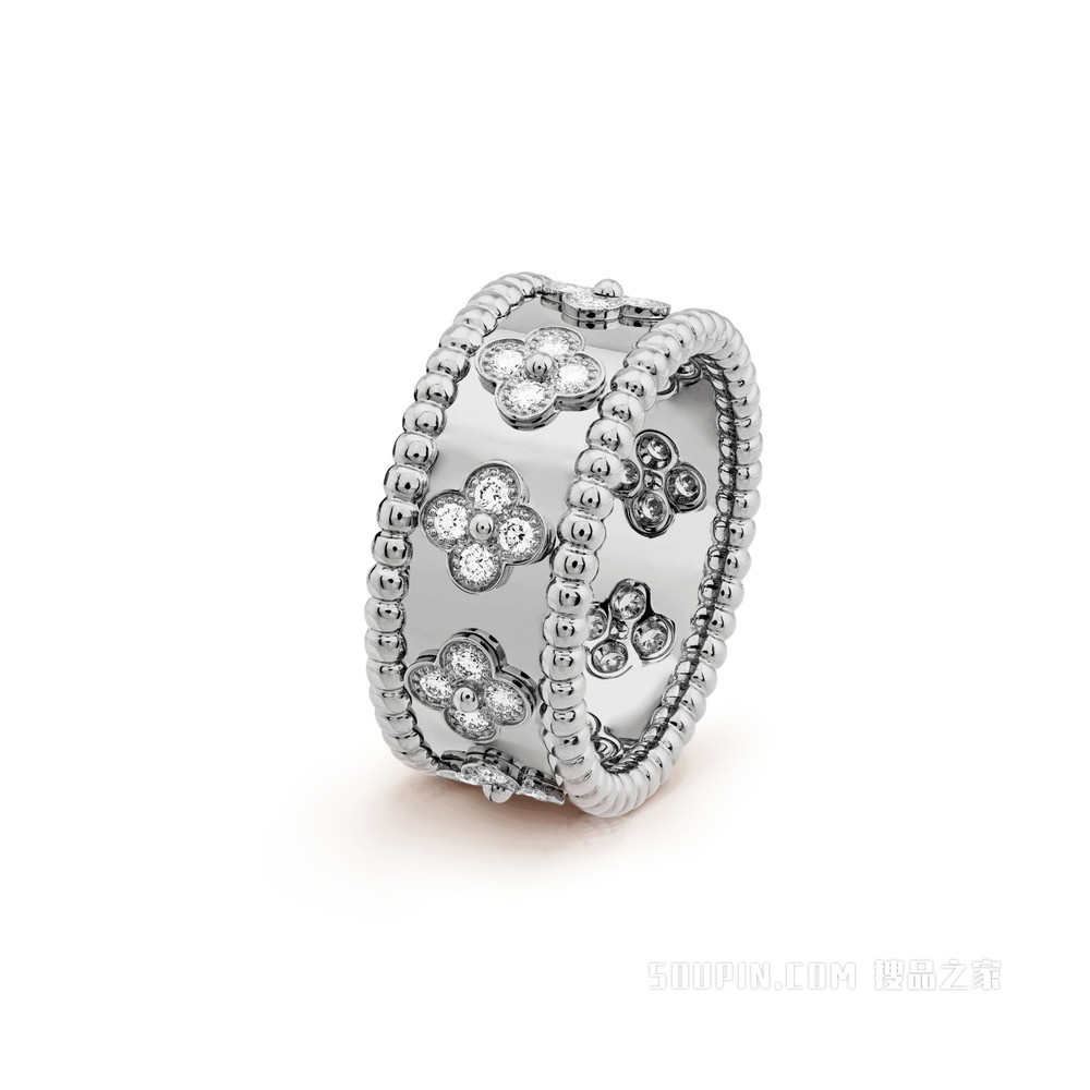 Perlée clovers戒指，中号款式