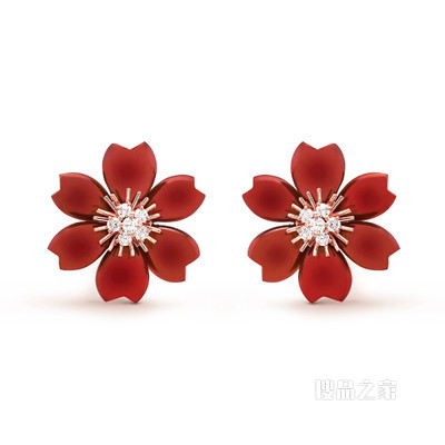 Rose de Noël耳环，小号款式