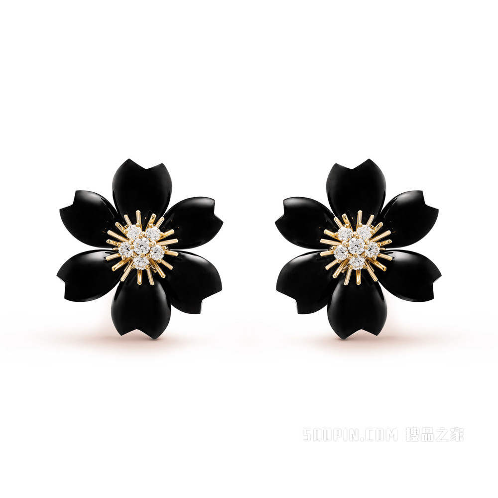 Rose de Noël耳环，小号款式