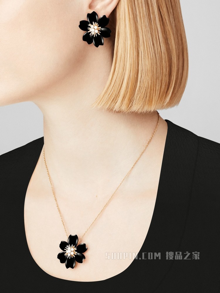Rose de Noël耳环，小号款式