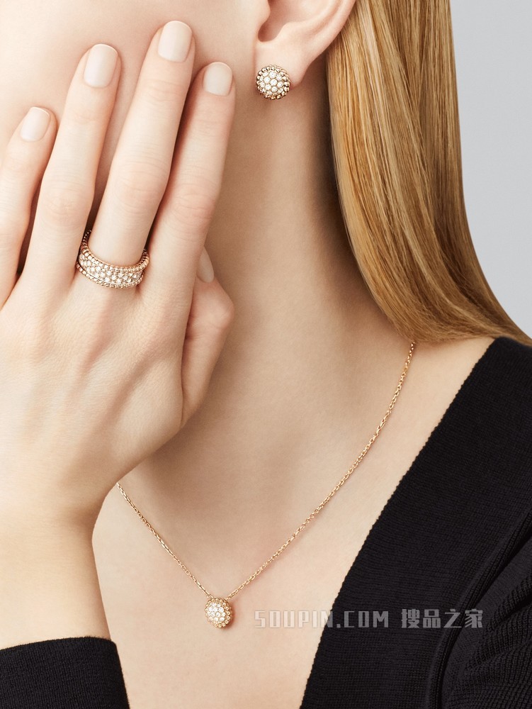 Perlée diamonds耳环