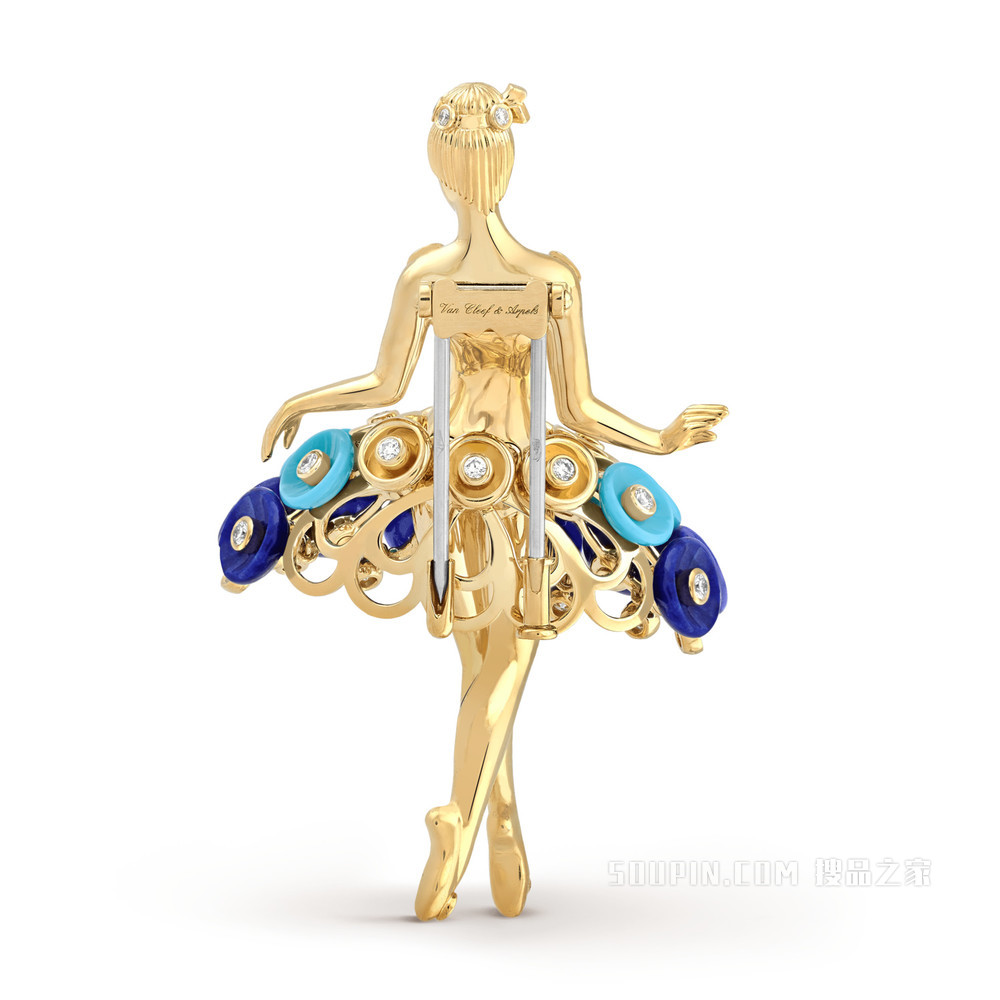 Bouton d'or ballerina胸针
