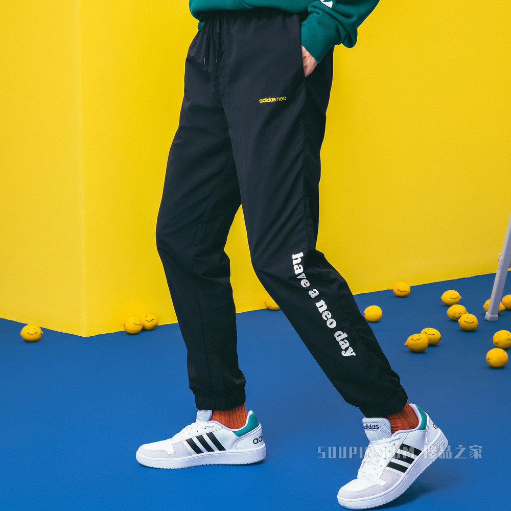 adidas neo M SMLY TP 2 SMILEY笑脸联名新款运动裤