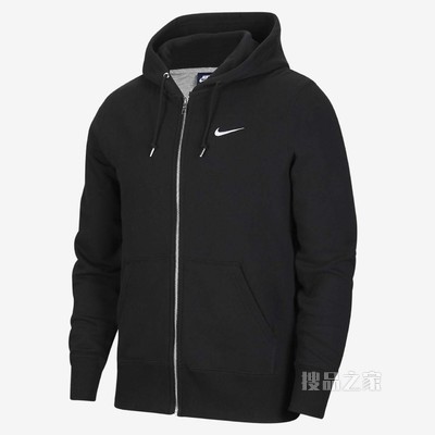 Nike Sportswear 男子全长拉链开襟连帽衫
