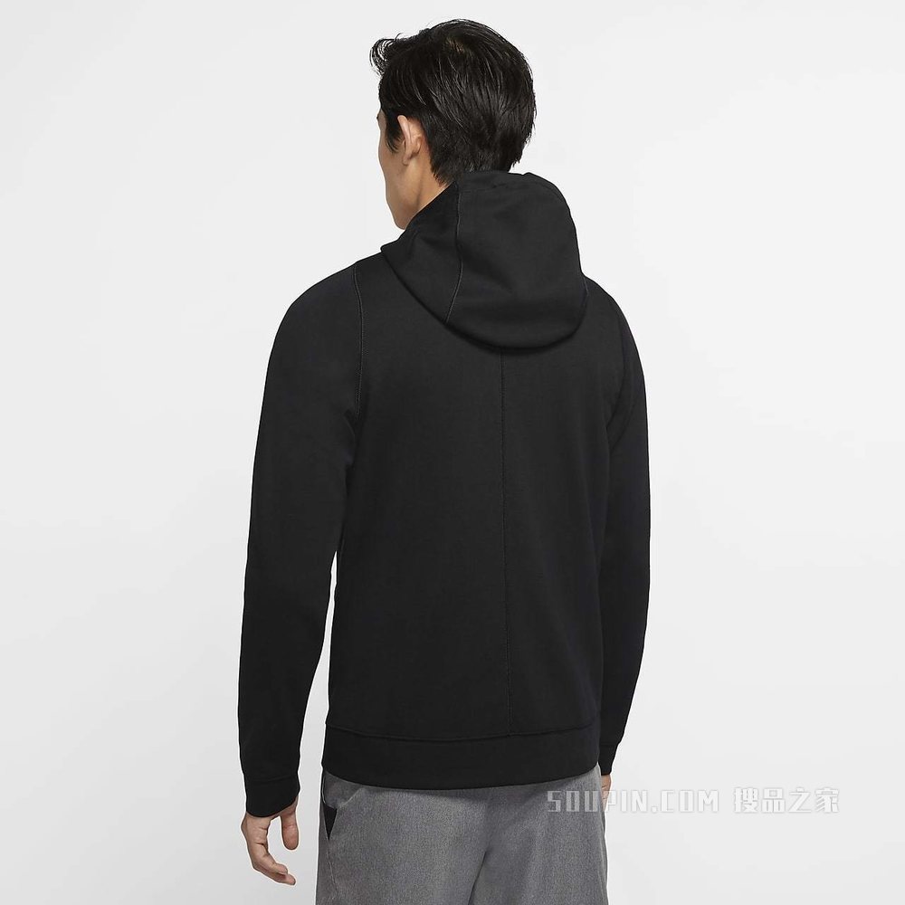 Nike Dri-FIT 男子针织全长拉链开襟训练连帽衫