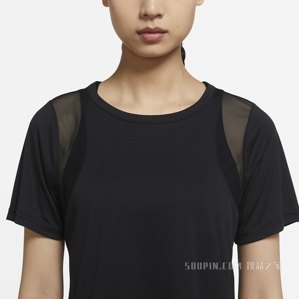 Nike Yoga Dri-FIT Mesh 女子短袖上衣