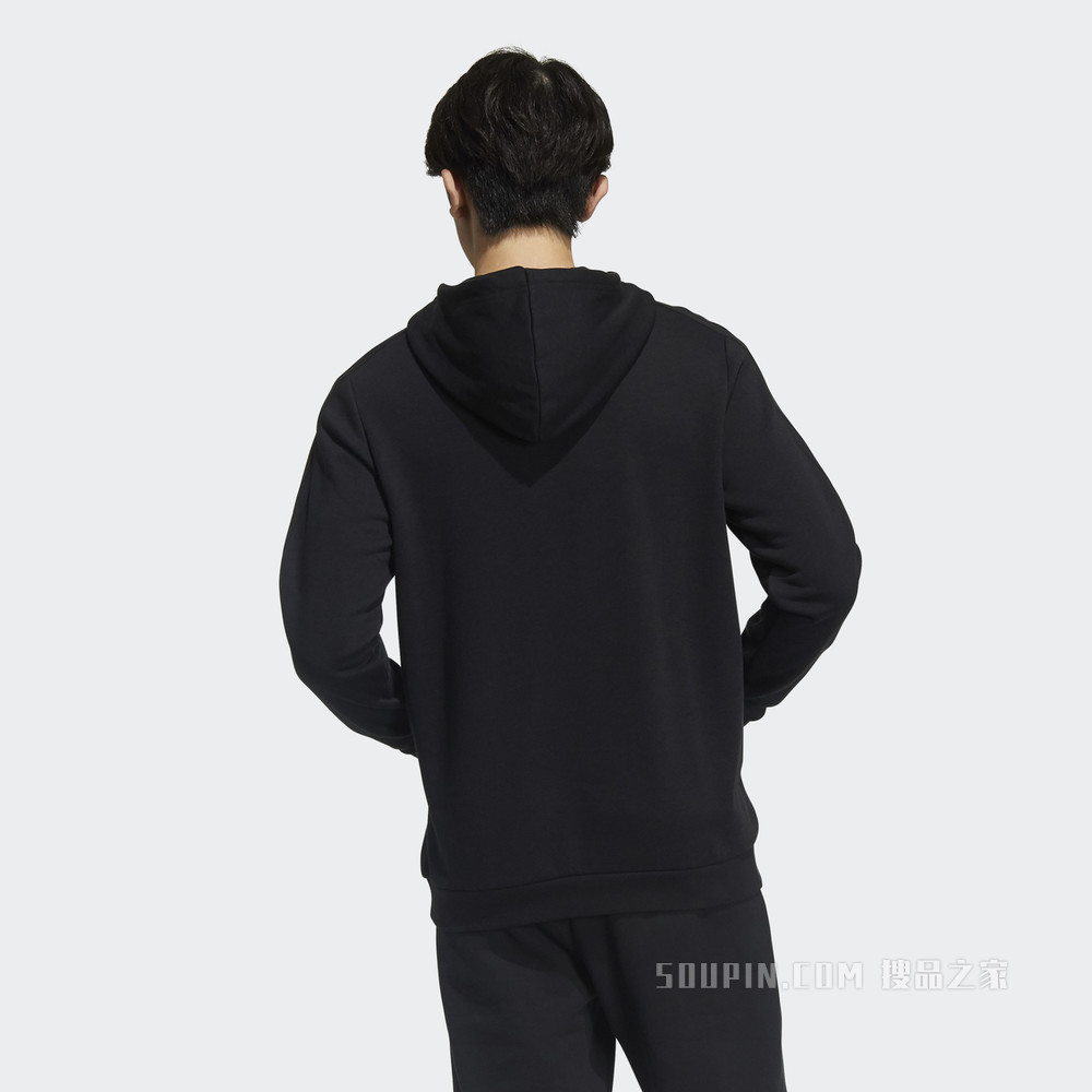 adidas 21新春系列adidas neo M SSFV1 HOODIE2 加绒运动套头衫