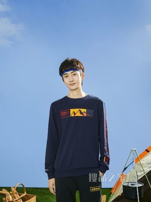adidas neo M SS CS SWT 运动圆领卫衣