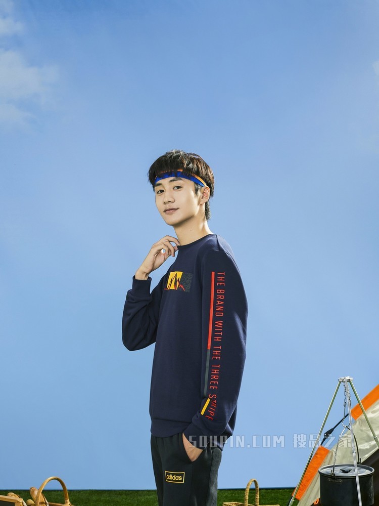 adidas neo M SS CS SWT 运动圆领卫衣