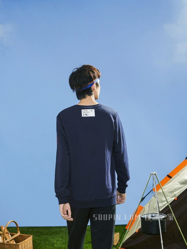adidas neo M SS CS SWT 运动圆领卫衣