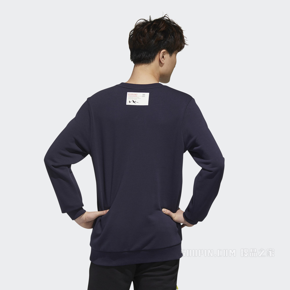 adidas neo M SS CS SWT 运动圆领卫衣