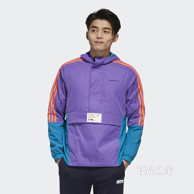 adidas neo M SS CS WB 运动拉链外套