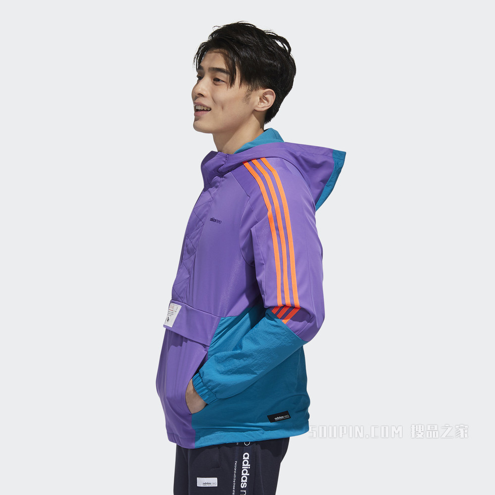adidas neo M SS CS WB 运动拉链外套