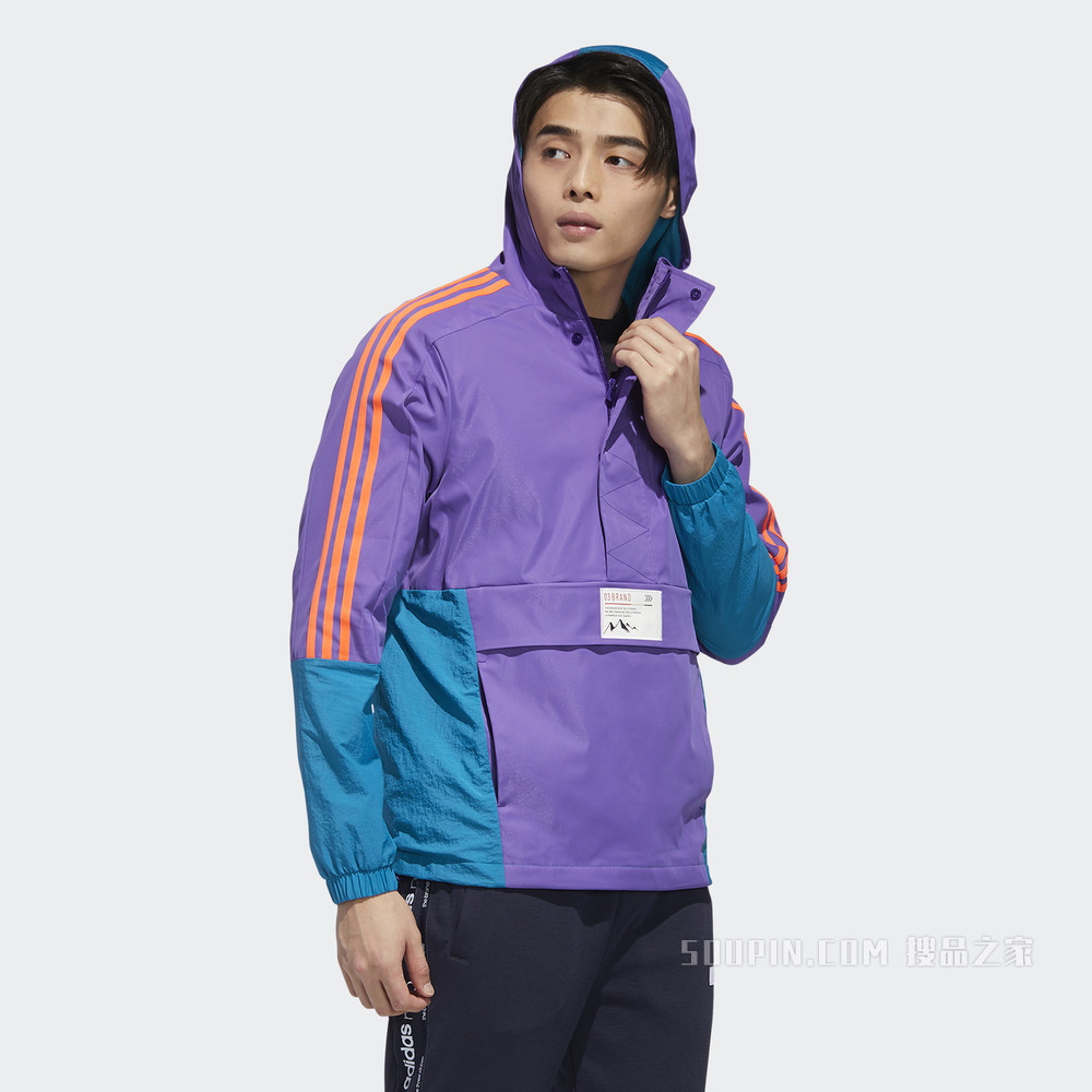 adidas neo M SS CS WB 运动拉链外套