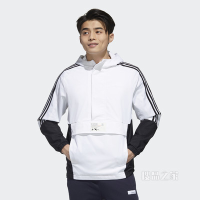 adidas neo M SS CS WB 运动拉链外套