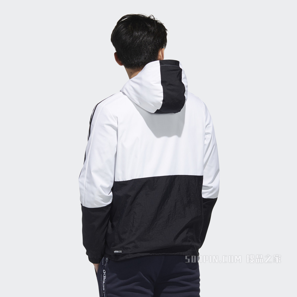 adidas neo M SS CS WB 运动拉链外套