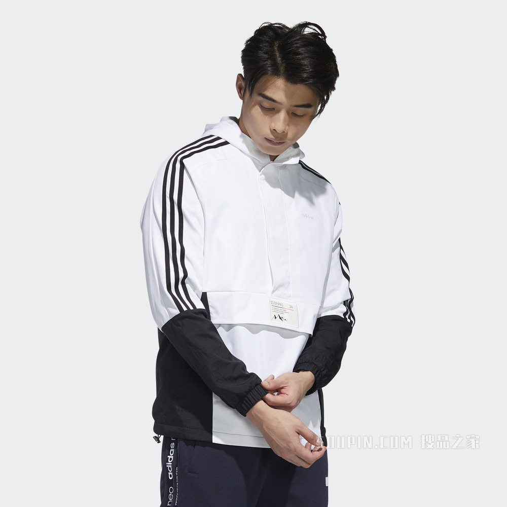 adidas neo M SS CS WB 运动拉链外套