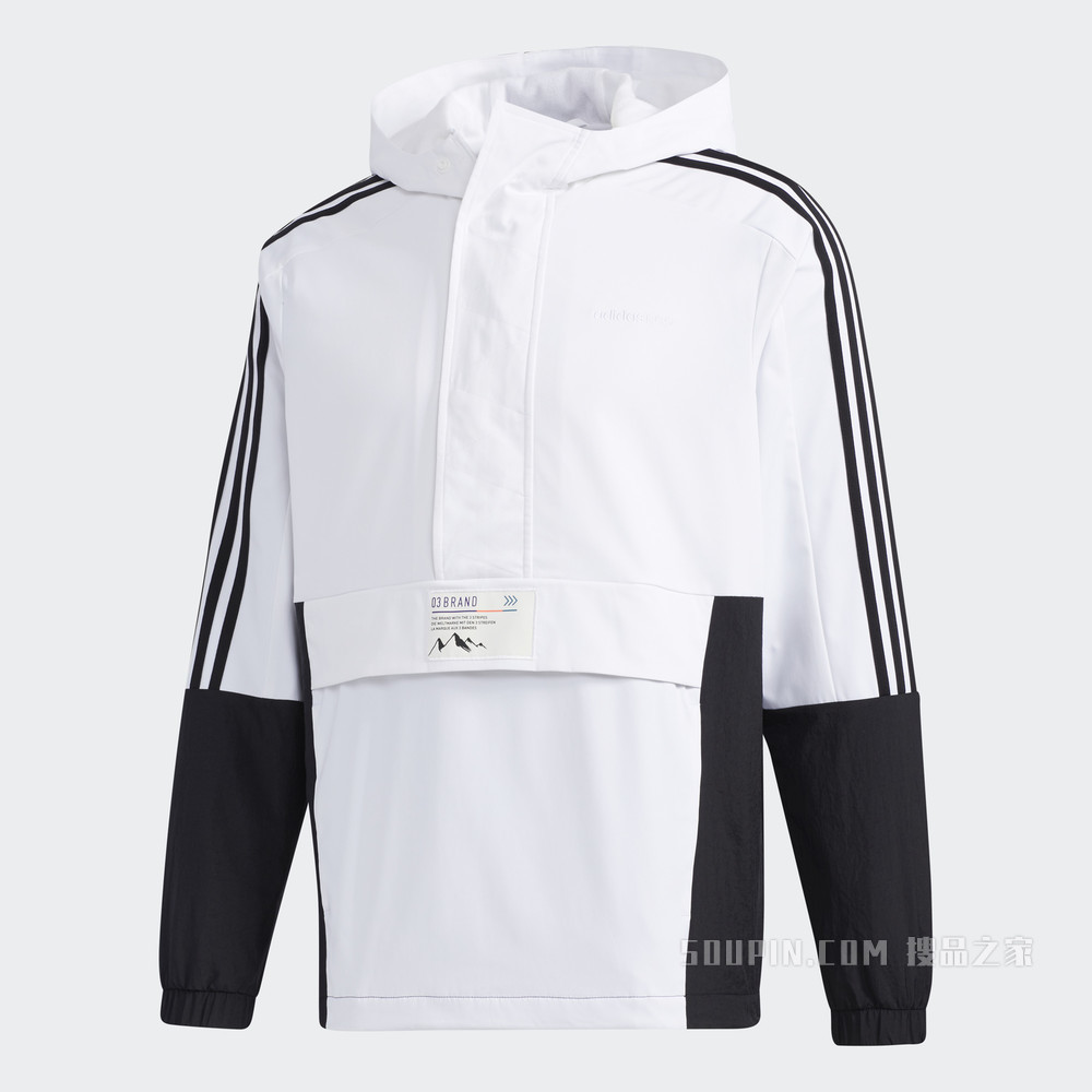 adidas neo M SS CS WB 运动拉链外套