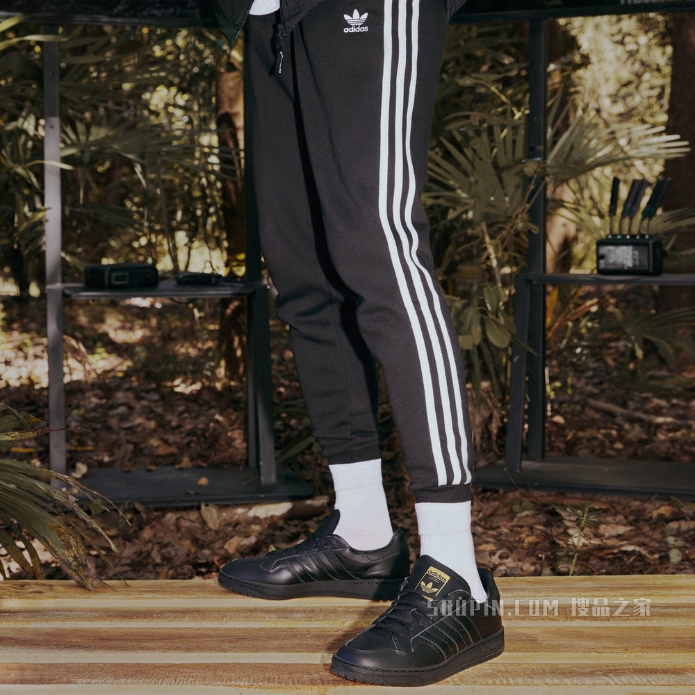 3-STRIPES PANT 加绒运动束脚裤