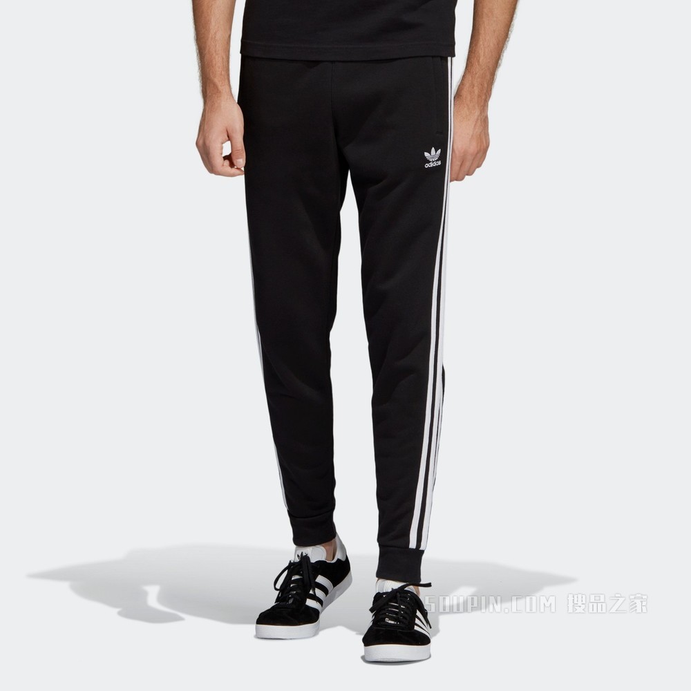 3-STRIPES PANT 加绒运动束脚裤