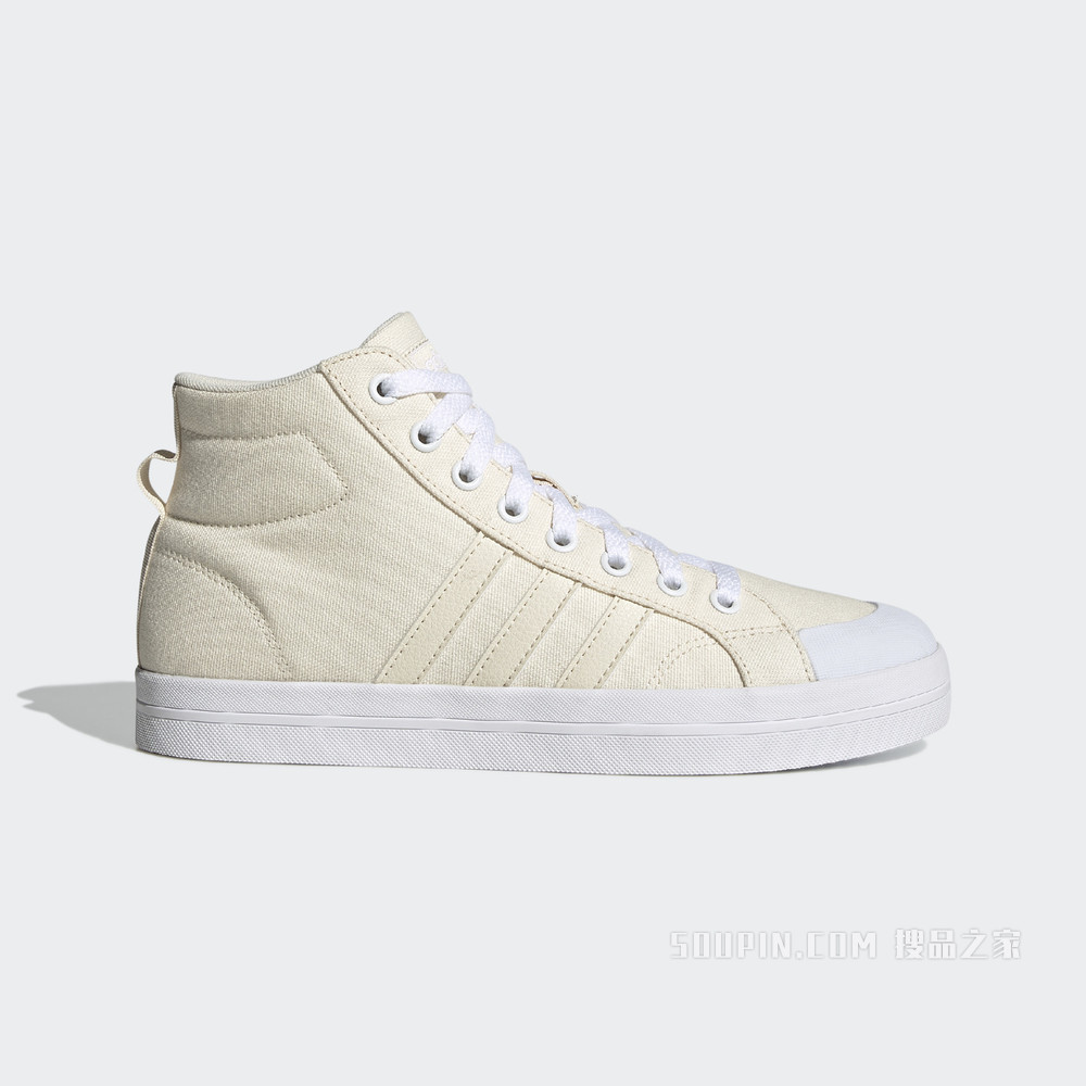 adidas neo BRAVADA MID 新款中帮休闲帆布鞋