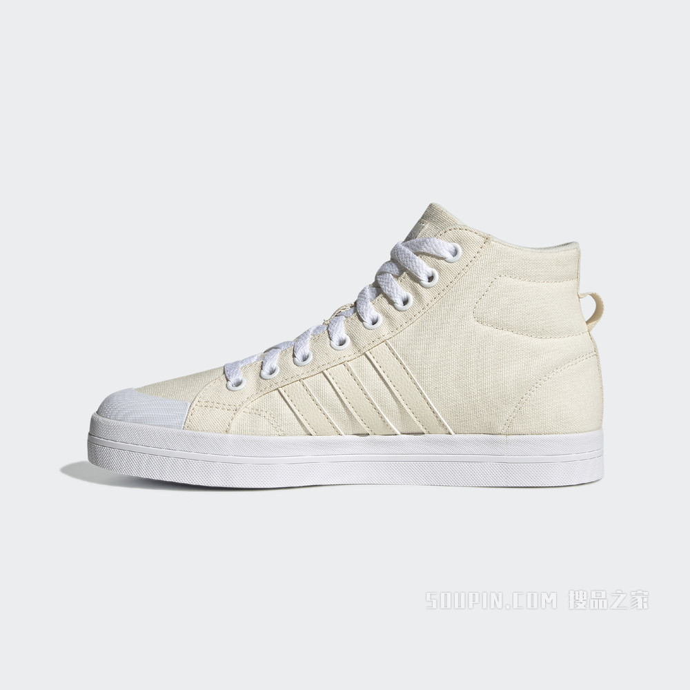 adidas neo BRAVADA MID 新款中帮休闲帆布鞋
