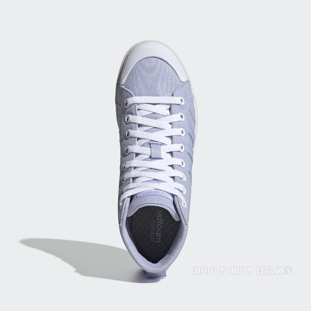 adidas neo BRAVADA MID 新款中帮休闲帆布鞋