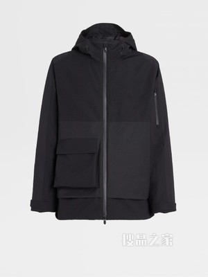 Techmerino™双层羊毛连帽夹袄滑雪夹克