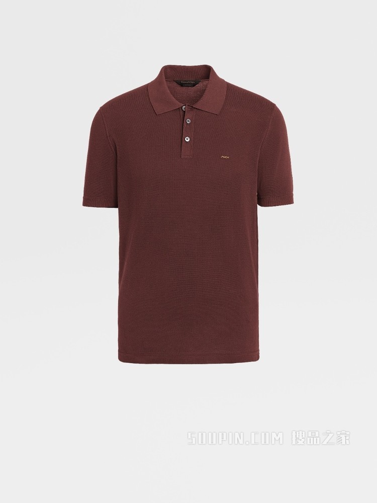 Zegna XXX 系列针织棉质 POLO 衫