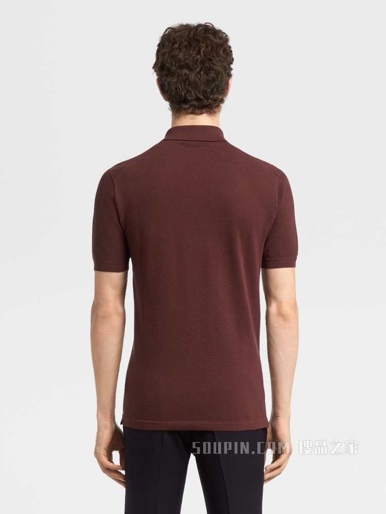 Zegna XXX 系列针织棉质 POLO 衫