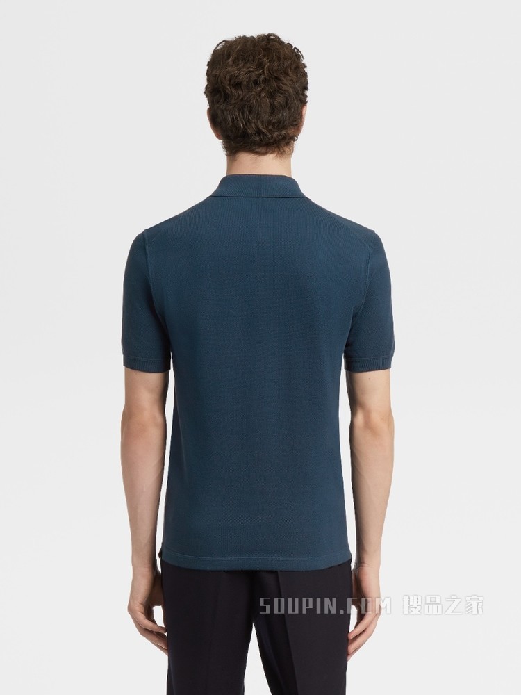 Zegna XXX 系列针织棉质 POLO 衫