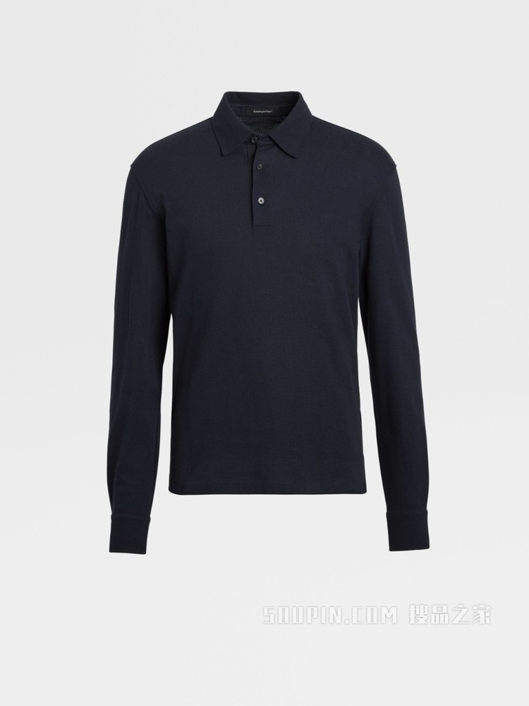 棉质珠地布 POLO 衫