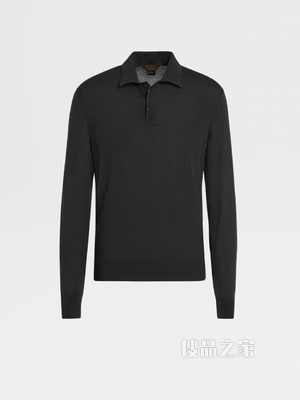 Zegna XXX 系列 Centoventimila 针织 Polo 衫