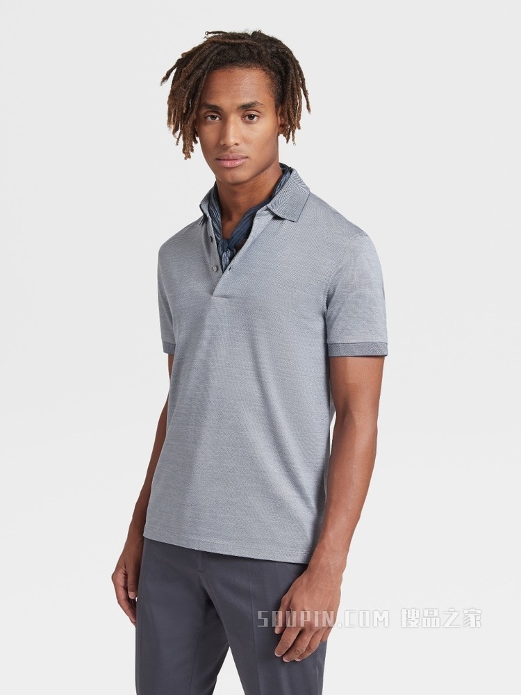 桑蚕丝及棉布 POLO 衫