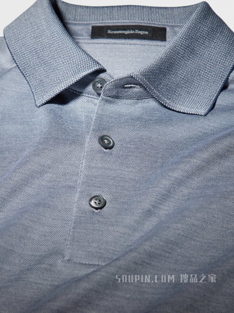 桑蚕丝及棉布 POLO 衫