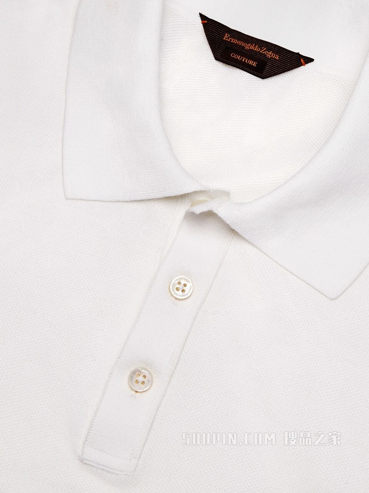 Couture 全棉珠地布 Polo 衫