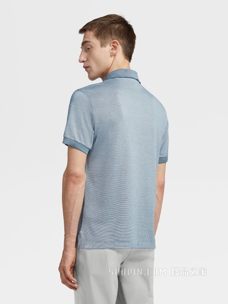 桑蚕丝及棉布 POLO 衫