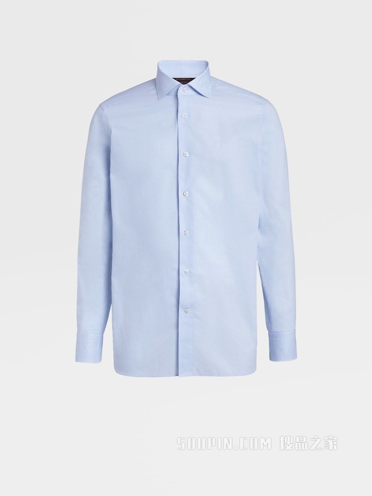 Zegna XXX 系列 CENTOVENTIMILA 棉质衬衫